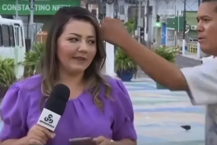 Repórter da Rede Amazônica