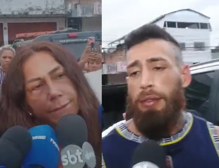 Irmão e mãe de Djidja