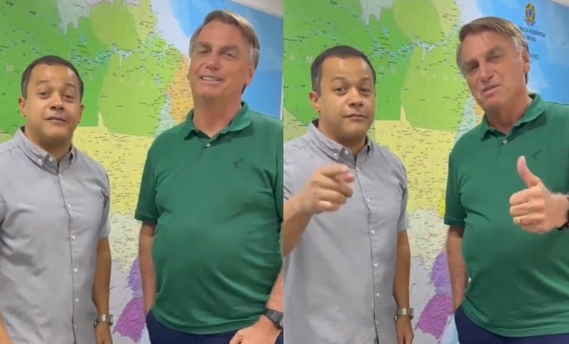 Bolsonaro e delegado Pablo