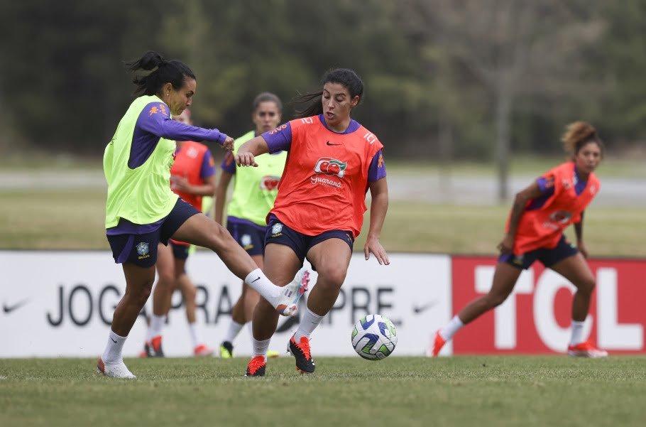 Treino aberto acontecerá nesta terça-feira (28) Créditos: Lívia Villas Boas / CBF