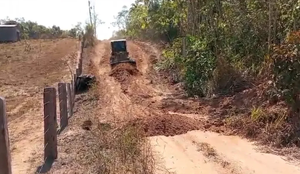 Ramal Setor Chacareiro no Distrito de Santo Antônio do Matupi