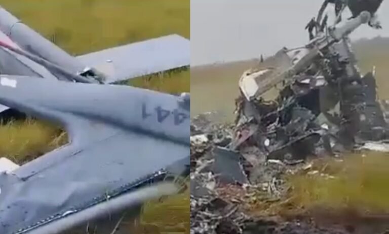 queda de um helicóptero