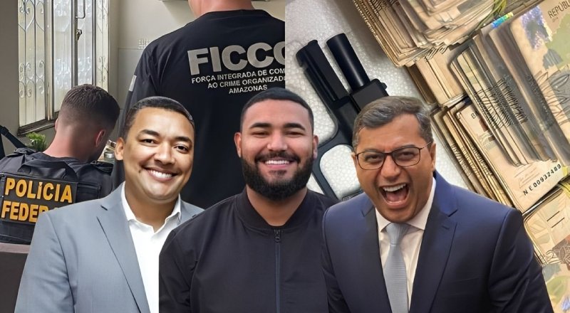 Homem preso pela PF com arma e R$ 300 mil em espécie é filho de ‘Vandex’, secretário de Wilson Lima