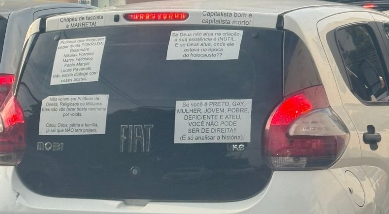 carro de esquerdista